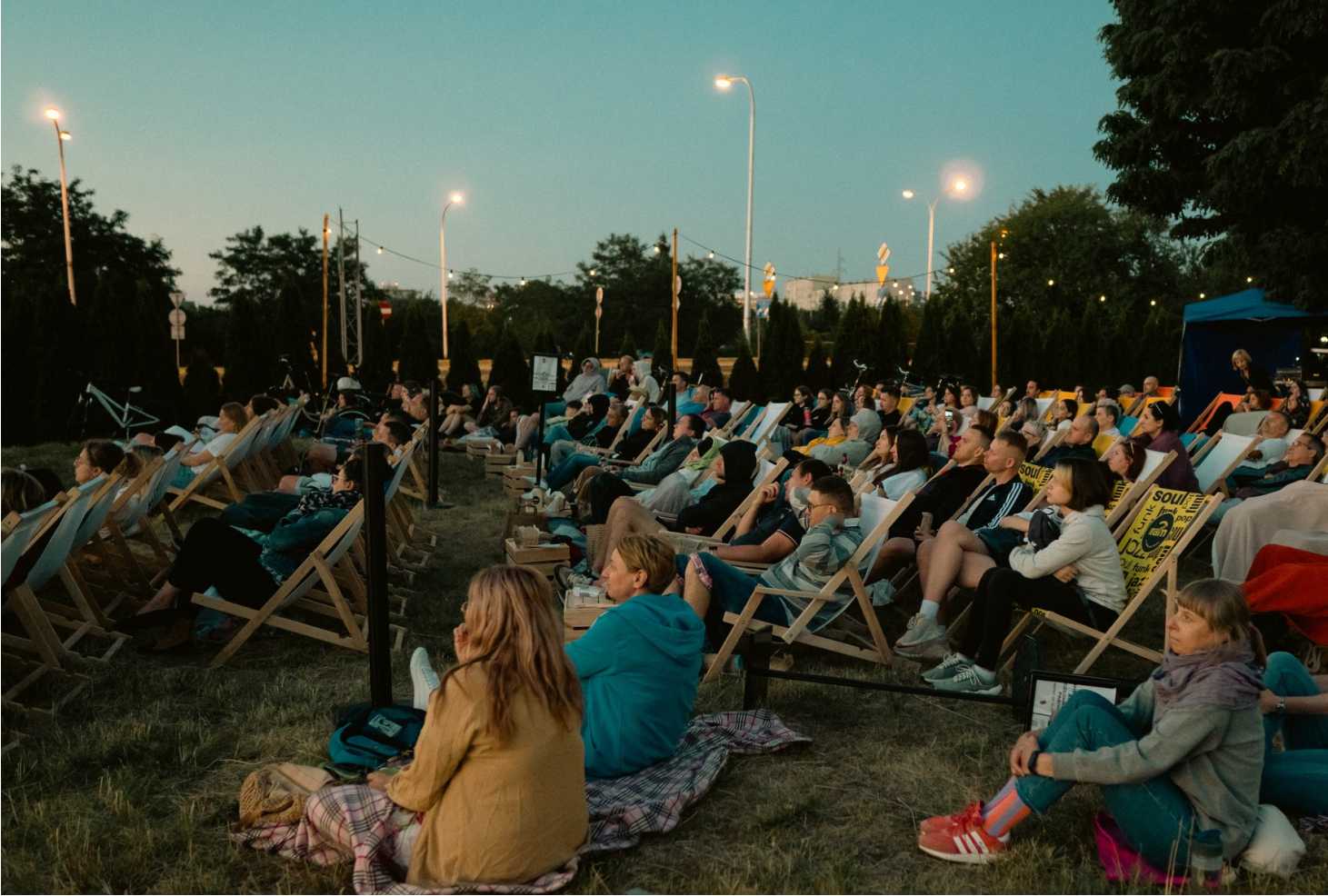 Leżaki z nadrukiem do użytku zewnętrznego