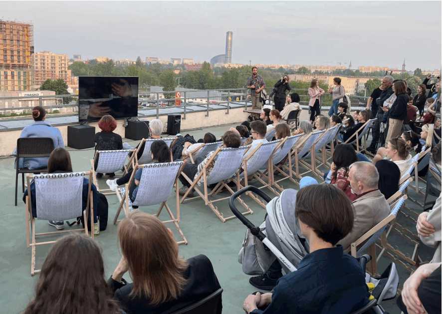 Leżaki kino plenerowe